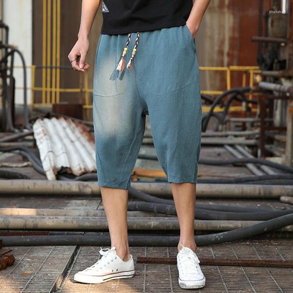 Pantaloncini da uomo Harem Men Board Fashion Style Summer Man Cargo Comodo Bermuda Beach Casual Trunks Joggers maschili