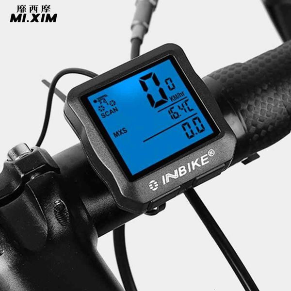 Fahrradcomputer Kunststoff Fahrradcomputer LCD Digital MTB Rennrad Kilometerzähler Digital Wired Stoppuhr GPS Wired Tachometer Fahrradzubehör 230918