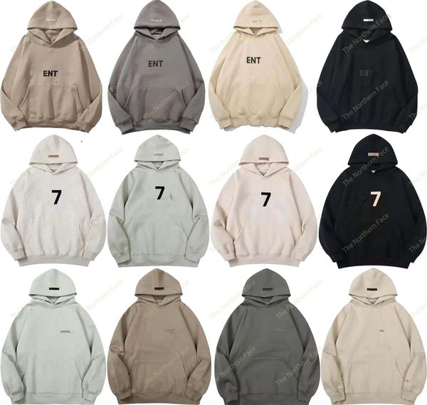 Ess Hoodies Neue Designer-Hoodies Herren-Hoodie Damen-Hoodie Modetrend Freunde-Hoodie Schwarz-Weiß-Graudruck-Buchstaben-Top-Traum-Hoodie