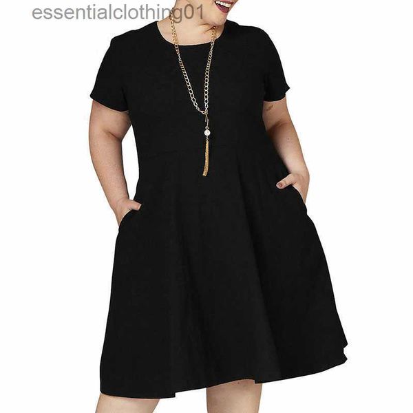 Vestidos casuais básicos tamanho grande 9xl 2022 verão gordura mãe vestido solto plus size feminino roupas 9xl vestidos vestidos liquidação l230918