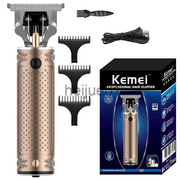 Rasoi elettrici Kemei Full Metal Piccolo tagliacapelli per uomo agli ioni di litio Mini corpo elettrico per barba Trimmer ricaricabile Tagliatrice di capelli x0918