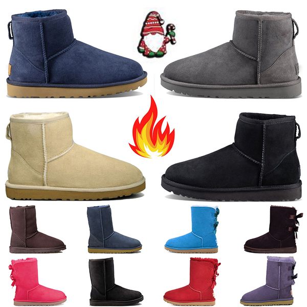 Autênticas Botas de Neve Austrália Mini Plataforma Bota Mulheres Tazz Tasman Chinelos Clássico Inverno Lã Botas Quentes Pele De Ovelha Sapatos Tornozelo Bootes Designer Tamanho 36-41