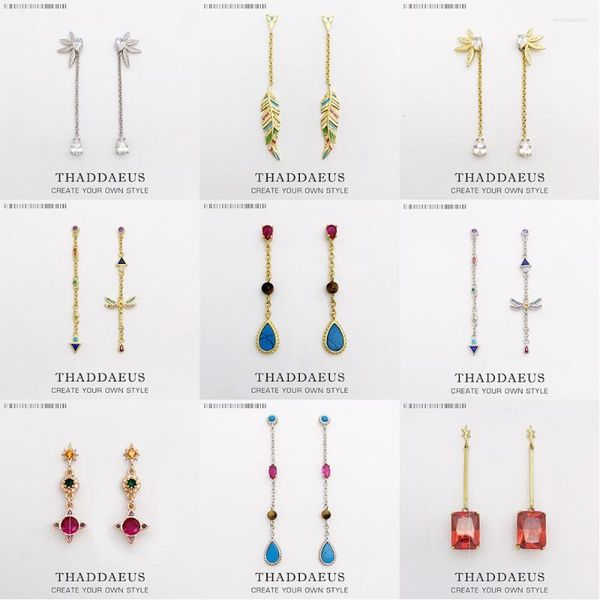 Висячие серьги-капли красочные стрекоза, европейские летние брендовые ювелирные изделия, подарок в богемном стиле для женщин