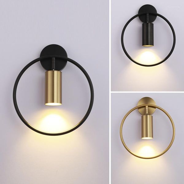 Lâmpada de parede Post Modern LED Luxo 5W GU10 AC95-260V Ling Quarto Quarto Luminárias de cabeceira Iluminação Lndoor