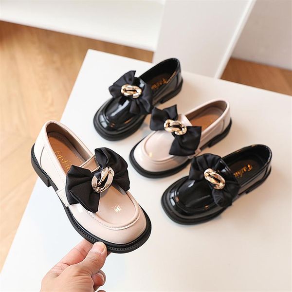 Модные модельные туфли с бантом. Детские дизайнерские весенние Chaussures Filles Baby Girl Chaussures Pour Enfants. Повседневные кожаные сандалии Bla299S.