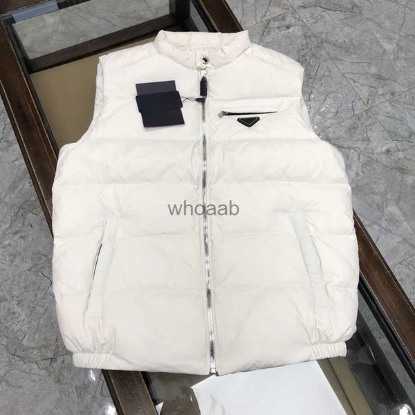 Herrenwesten Herrenwesten Damenjacke Parkas Daunenmantel Mode Weste Stil Slim Outfit Windjacke Tasche Herren Warme Mäntel M-3XL HKD230918