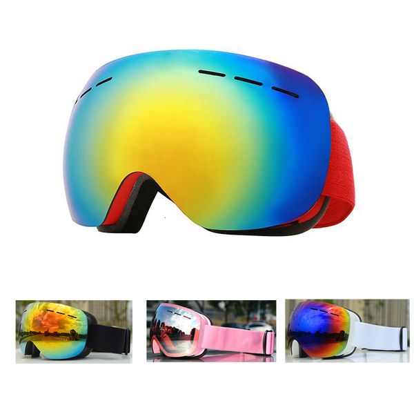 Óculos de esqui adultos máscara de óculos de esqui para homens mulheres lente dupla anti-nevoeiro uv snowboard óculos esportes de inverno neve montanhismo máscara eyewear 230918