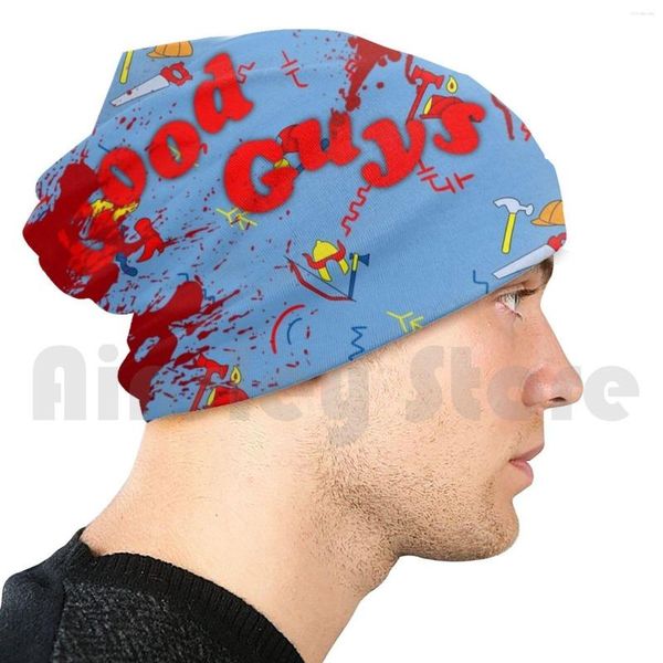 Berretti Good Guys Beanie Berretto con stampa fai da te Cuscino Chucky Childs Play Bride Of Guy Doll