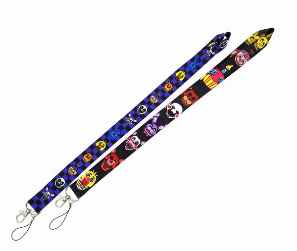 Gioco horror Anime Lanyard Strap Portachiavi Carta d'identità Passaporto Palestra Cellulare USB Badge Portachiavi Supporto Cinghie per collo Accessori Cinghie per cellulare Charms 2024