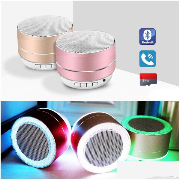 Outras luzes Iluminação Soundbar Mini Wireless Blue-Tooth Speaker Subwoofer 3.5Mm Aux TF Cartão Flash Drive Mp3 Music Player para celular Dhvlo