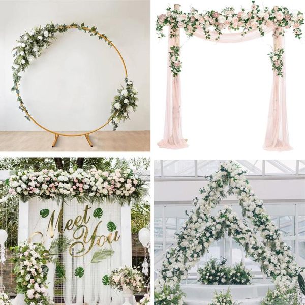 Fiori decorativi Matrimonio Backround Fiore Peonie Rosa Floreale artificiale per feste Giardino Arco Decorazione domestica fai da te Decorazione matrimonio