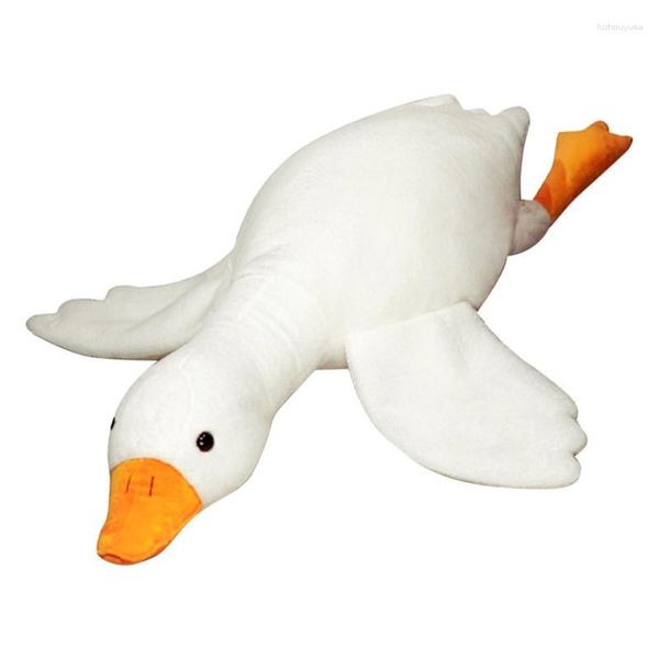 Travesseiro Gansos Pelúcia S Swan Recheado Animal Macio Material Suave Abraçando Presente Para Meninas Meninos Confortáveis