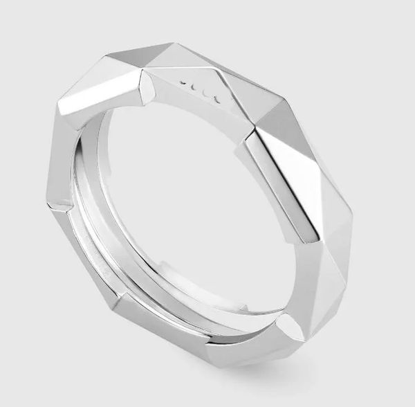 Einzigartiger Stil, modischer Ring, 925er-Ring, Sterling-Silber, Ringe Link to Love, Ohrstecker-Ringe für Herren und Damen, Party, Hochzeit, Verlobung, Schmuckliebhaber, Geschenk