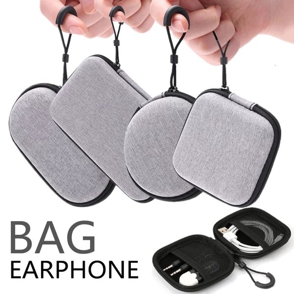 Accessori per auricolari Mini custodia Custodia rigida Cavo dati Organizzatore Piccoli gadget tecnologici Custodia portatile Caricatore Custodia con cerniera per disco U 230918