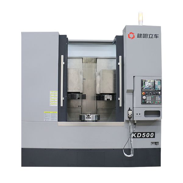 Torno cnc máquina de torno vertical kd500 multi-função torno de moagem de alta precisão automático grandes máquinas