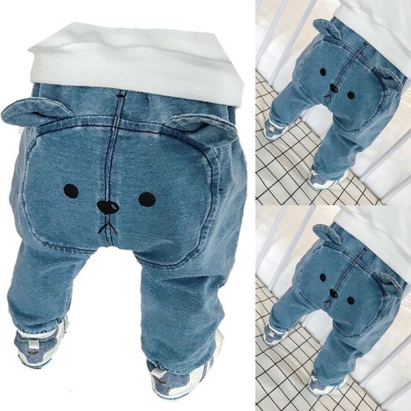 Pantaloni primavera e autunno abbigliamento per bambini pantaloni jeans casual Abbigliamento per bambini Neonate Denim Harem Pants Ragazze 230918