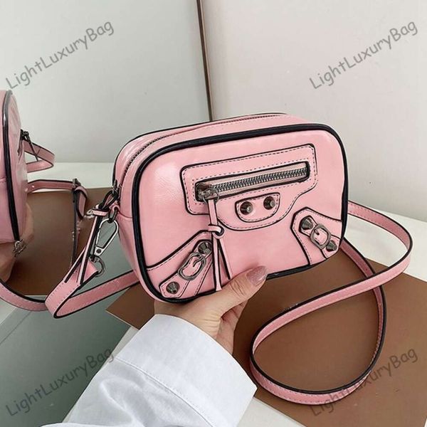 Borsa a tracolla moda Borse firmate Borsa rosa con fibbia Swift Pelle di vitello Borsa al naso di maiale 7A Borsa Roulis Borse di alta qualità Borse a tracolla fresche Borsa a tracolla Portafoglio sottile 4329