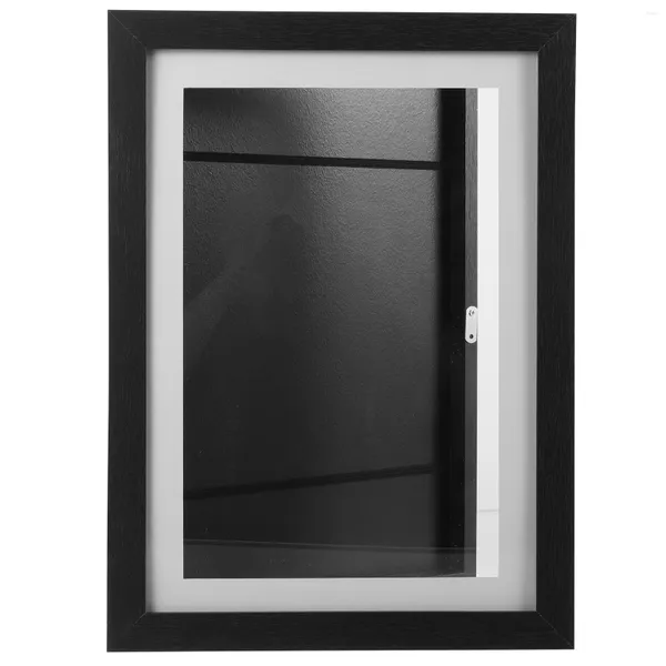 Quadros casa decorações para casa po quadro crianças arte com exibição de armazenamento crianças fotos decorativas abertura frontal