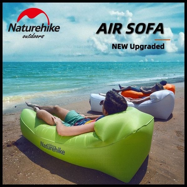 Sacos de dormir sofá inflável ao ar livre portátil sofá de ar sol inflável espreguiçadeira explodir cadeira preguiçoso saco banana cama de ar beanbag 230919