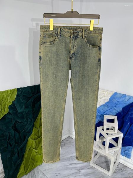 Jeans masculinos or09291 moda 2023 pista de luxo design europeu roupas estilo festa