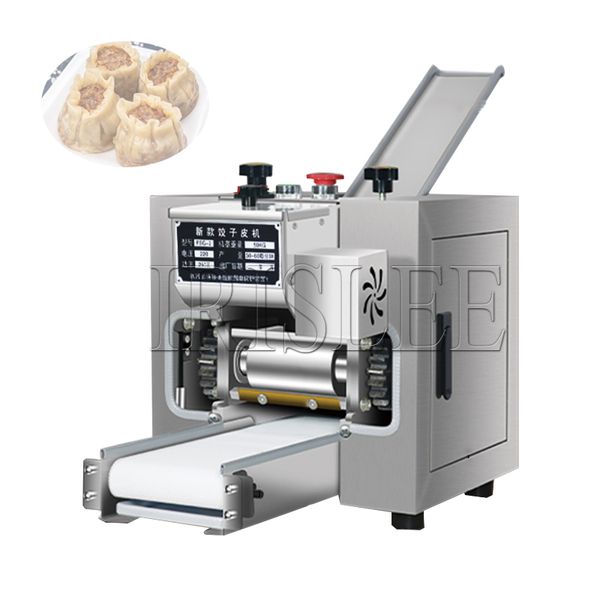 Knödelverpackungsmaschine Wonton Baozi Skin Making Machinery Jiaozi Rolling Automatic Shumai Slice