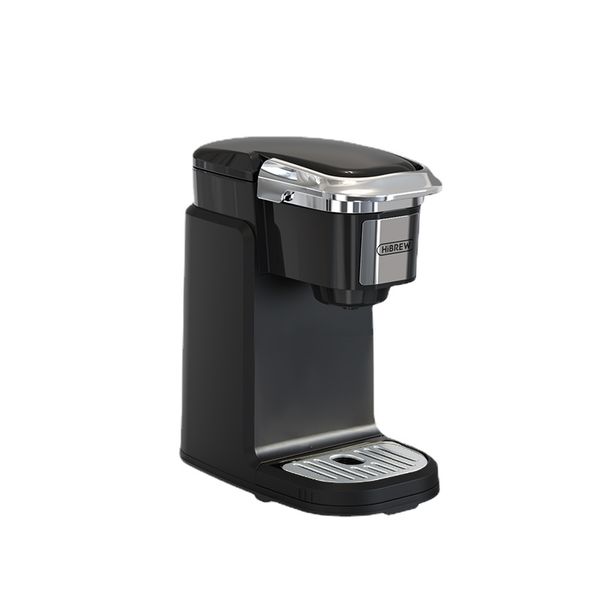 Hibrew filtro máquina de café brewer para k-cup cápsula café moído máquina de chá dispensador de água quente único servir cafeteira