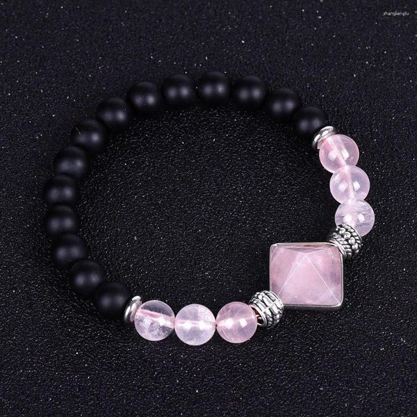 Strand Retro Hand Jewerly Tigerauge Stein Perlen natürliche Amethysten Armbänder koreanische Armreifen Reiki Heilung Frauen Chakra Armbänder