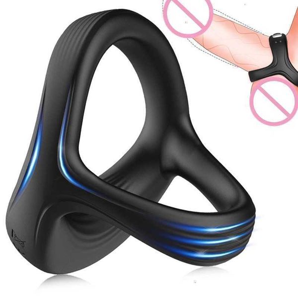 Sexspielzeug, Massagegerät, Mann, vibrierende Penisringe, Keuschheitskäfig, Penisring, Verzögerung der Ejakulation, Vibrator für Männer, Sexules Shop, Erwachsene, 18