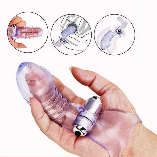 Brinquedo sexual massageador g spot massagem manga de dedo vibrador clitóris estimular masturbador feminino para mulheres produtos de loja novos