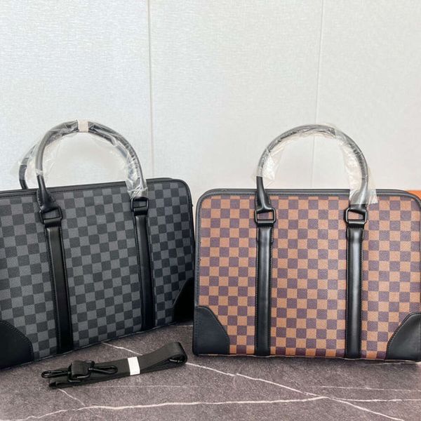 2023 Designer Taschen Aktentasche Männer Business Paket Hots Verkauf Laptoptasche Leder Handtasche Messenger Hohe Kapazität Umhängetaschen Handtaschen Vielseitig Gut Schön