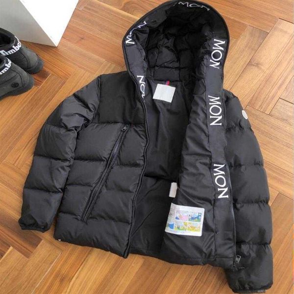 Giacche da uomo MON Classico da uomo Moda di lusso Designer Piumino di marca Parka Uomo Spalline Tendenza Inverno Caldo cotone Outdoo237F