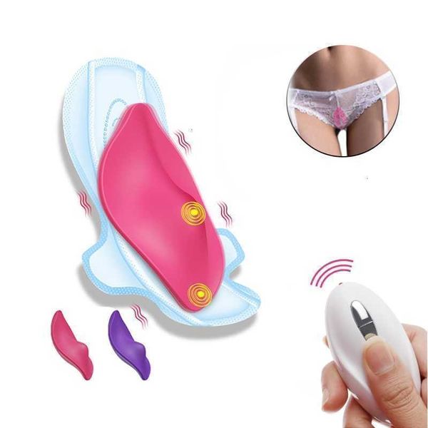 Brinquedo sexual massageador wearable controle remoto sem fio clitóris g-ponto clitoral mamilo velocidades vibrador motores duplos adulto para mulher