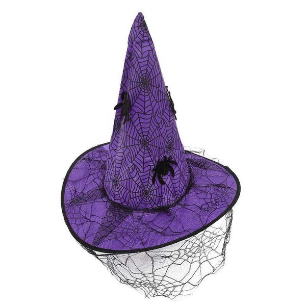 Cadılar Bayramı Cadı Şapkası Süsleme Maskeli Yapı Kostüm Cosplay Parti Süsleme Dekorasyon Şapkaları Festivali 230920