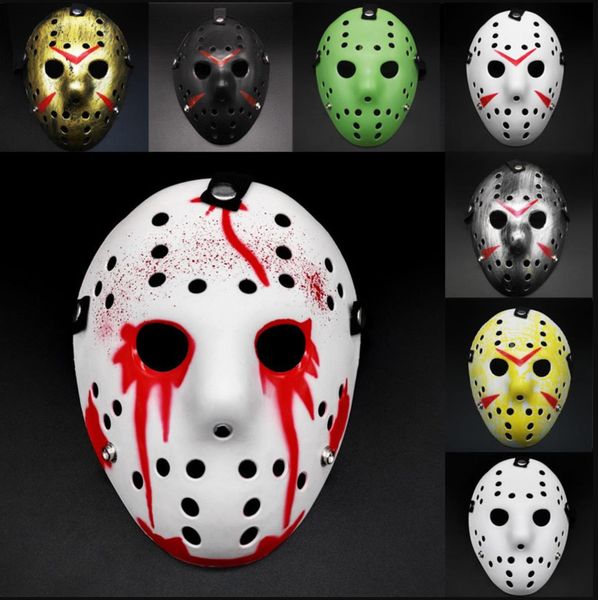 Consegna in 2 giorni Maschere a pieno facciale in maschera Jason Cosplay Teschio vs Venerdì Horror Hockey Costume di Halloween Maschera spaventosa Festival Maschere per feste 0919