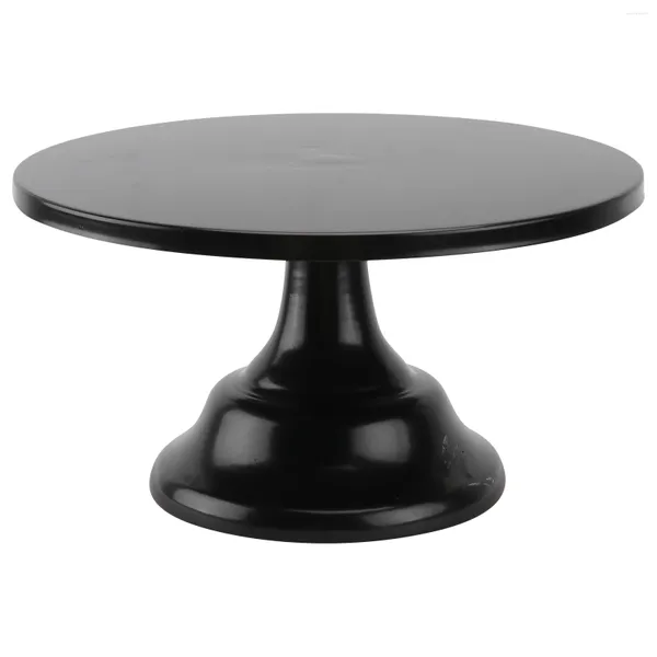 Conjuntos de louça Preto Bolo Pan Cupcake Stand Display Palete Suporte Casamento Sobremesa Requintado Bandeja Rack Decoração