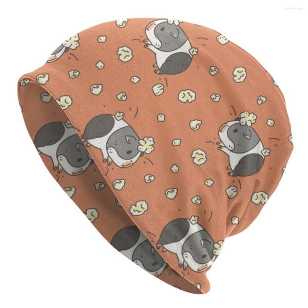 Berretti Guinea Pig Pattern Skullies Berretti Berretti Unisex Inverno Caldo Cappello lavorato a maglia Uomo Donna Adulto Cavy Animal Bonnet Cappelli Berretto da sci all'aperto