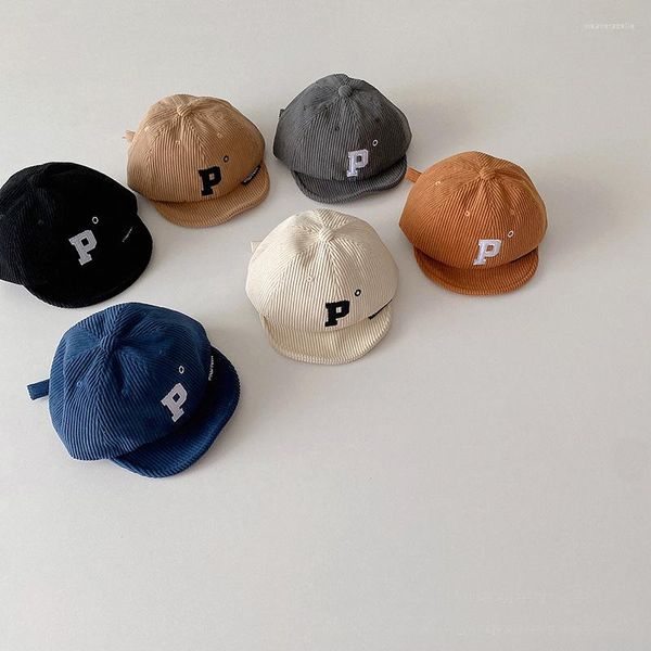 Бейсбольные кепки 2023, хлопковые Czapki Kids, вельветовая бейсболка Touca Gorra для мальчиков и девочек, бархатные шапки Snapback в стиле хип-хоп, размер 47-52 см