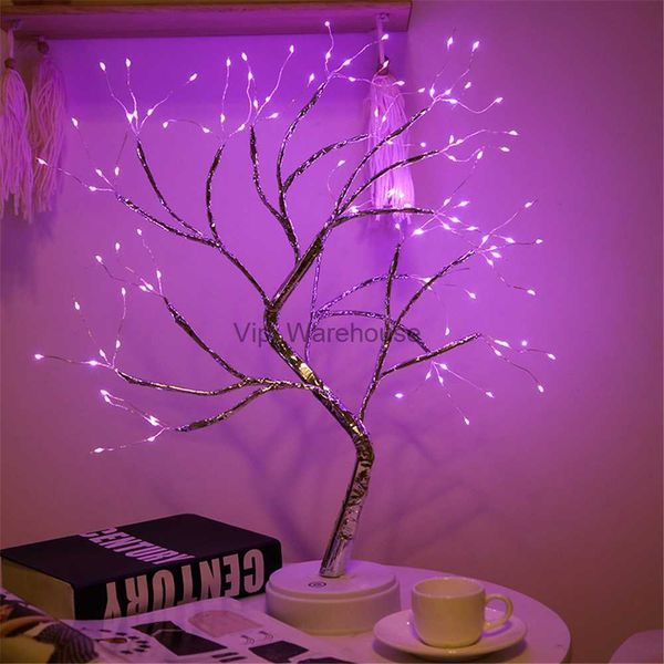 LED-Strings, Party-Lichter für Dekoration, LED-Lichterketten, Kupferdraht, Baumlampe mit Touch-Schalter, 108 LEDs für Schlafzimmer, Weihnachtsdekoration, HKD230919