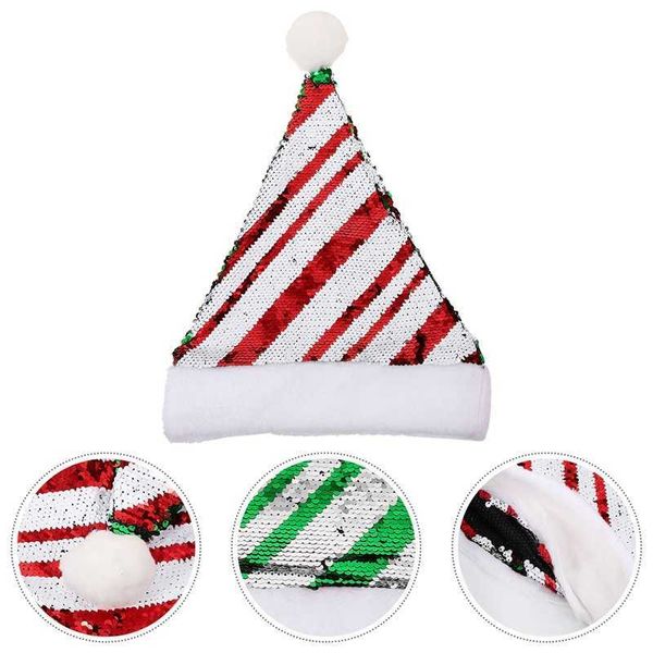 Personalizado chapéu de papai noel trajes de halloween homens chapelaria de pelúcia headwea chapéus de natal granel fluff homem 230920