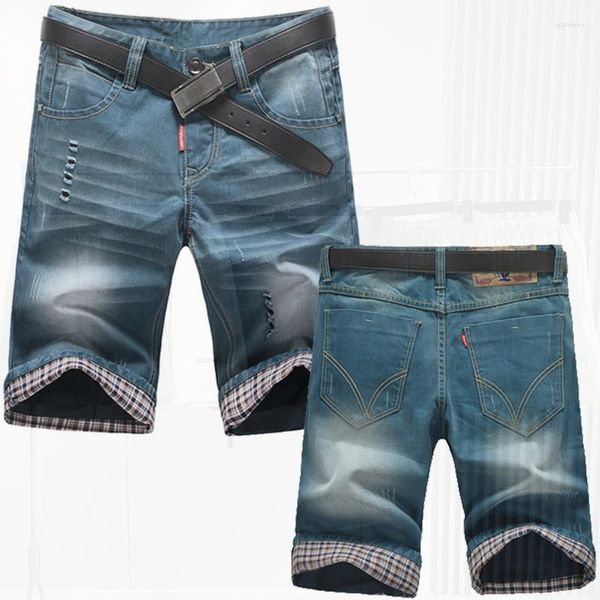 Calça de jeans masculino para homens de verão Algodão de luxo de algodão designer cargo calça casual calça de calças rasgadas de estilo y2k calça de moletom de basquete