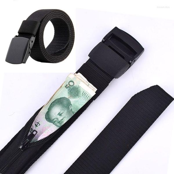 Cinture da viaggio Cas Antifurto Cintura in vita Ba Donna Portatile Idden Money Strap Portafoglio Pack Uomo Secret Idin 119cm