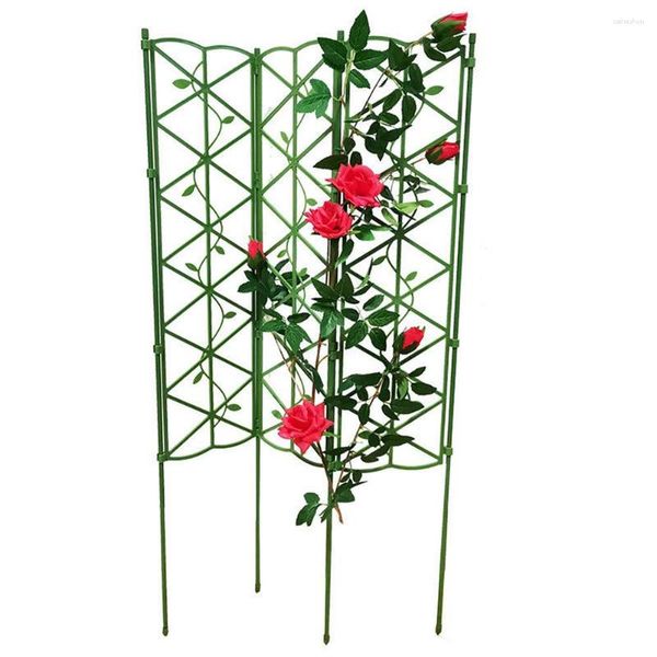 Suprimentos de jardim quadro de escalada multifuncional dobrável rack de uva suporte decoração corredor para seu pátio ou ao ar livre