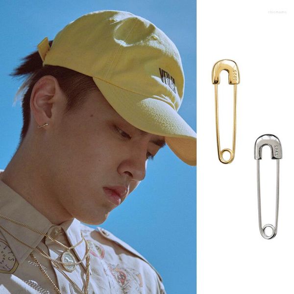 Ohrstecker 925 Sterling Silber Männer Koreanische Hip-Hop Pin Ohrstecker Ohrring Schmuck Zubehör Großhandel