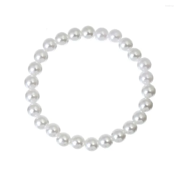 Strand Wzysy Pearl Breaded Bracelet Style de férias de verão da moda para mulheres Desempenho de alto custo simples e versátil jóias de mão