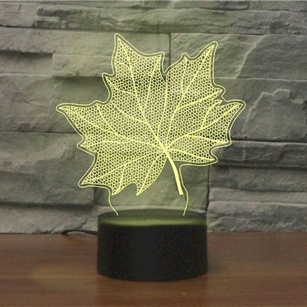 Nachtlichter 3D-Lampe Illusionslicht Touch 7 Farben Fernbedienung Raum dekorative Geburtstags-Weihnachtsgeschenke für Kinder Baby