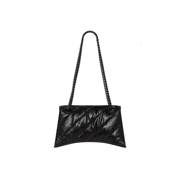 Abendtaschen, Luxustaschen, klassische Sanduhr-Silhouette, Kissen, Ledertasche, Schultertasche, Messenger-Kette, Niete, magnetisch, Clre 230919