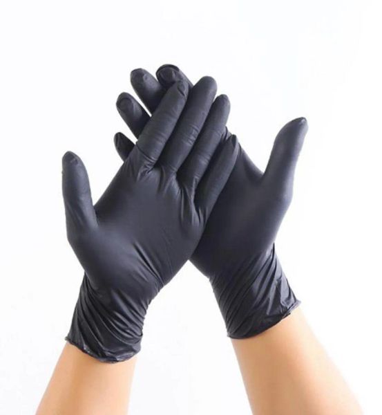 100 Stück Packung Einweg-Nitril-Latex-Handschuhe Spezifikationen Optionale rutschfeste Anti-Säure-Handschuhe B-Gummihandschuh Reinigungshandschuh1572599 ZZ