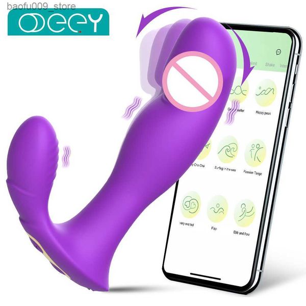 Altri articoli per la salute e la bellezza 20 modalità G Spot vibratori per dita App Telecomando indossabile Panty Vagina Clitoride Anal Machine Adulti per donne Uomini Q230919