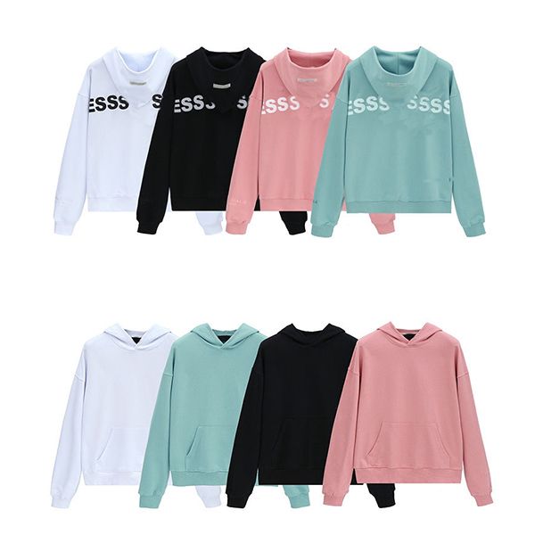 Mens Womens Designer EssentailHoodies Sweatershirts Ternos Streetwear Pulôver Suéter Tops Roupas Soltas Com Capuz Jumper Oversized Casacos de Alta Qualidade