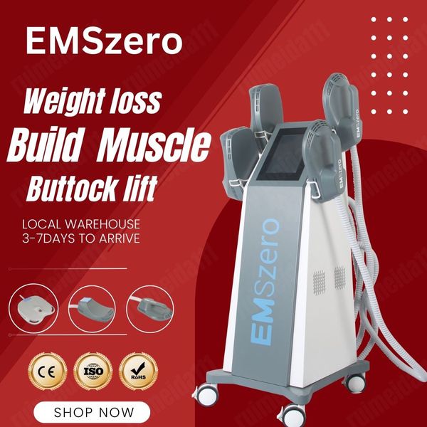 Emszeno Slimming Reduzindo gordura EMS Estimulação muscular Fitness 14 Tesla Sculping Machine Sculpting Machine Salão de beleza